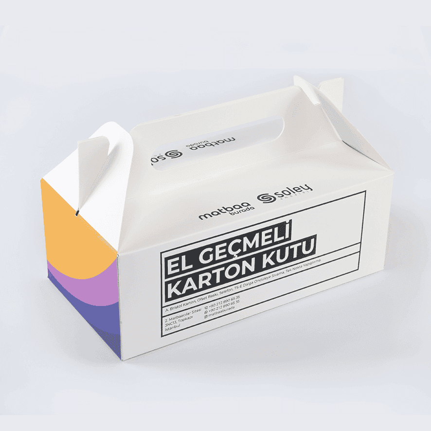 El Geçmeli Karton Kutu